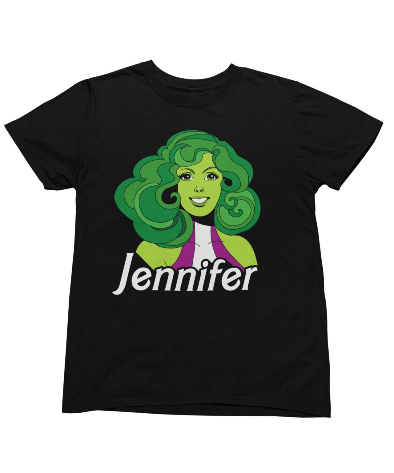 Top Notchy Jennifer Barbie She-Hulk Men's/Unisex Unisex T-Shirt 8Ball