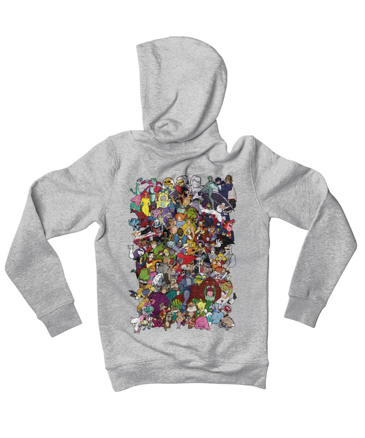 Top Notchy Saturday Morning Cartoons Back Printed Hoodie For Men and Women 8Ball