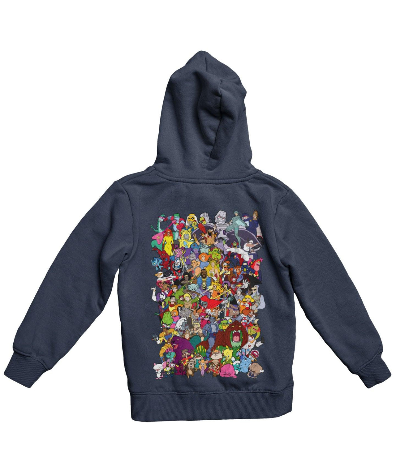 Top Notchy Saturday Morning Ladies Back Printed Graphic Hoodie 8Ball