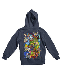 Thumbnail for Top Notchy Saturday Morning Mutants Back Printed Unisex Hoodie 8Ball