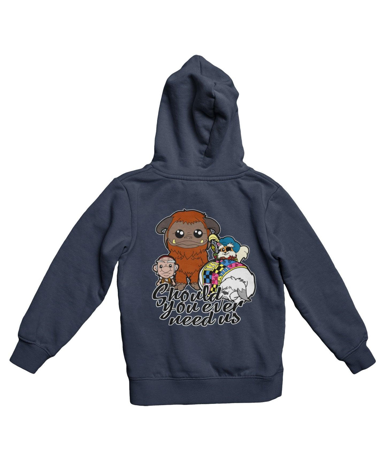 Top Notchy Should You Ever Need Us Back Printed Graphic Hoodie 8Ball
