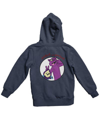 Thumbnail for Top Notchy Skeletor and Panther Back Printed Unisex Hoodie 8Ball