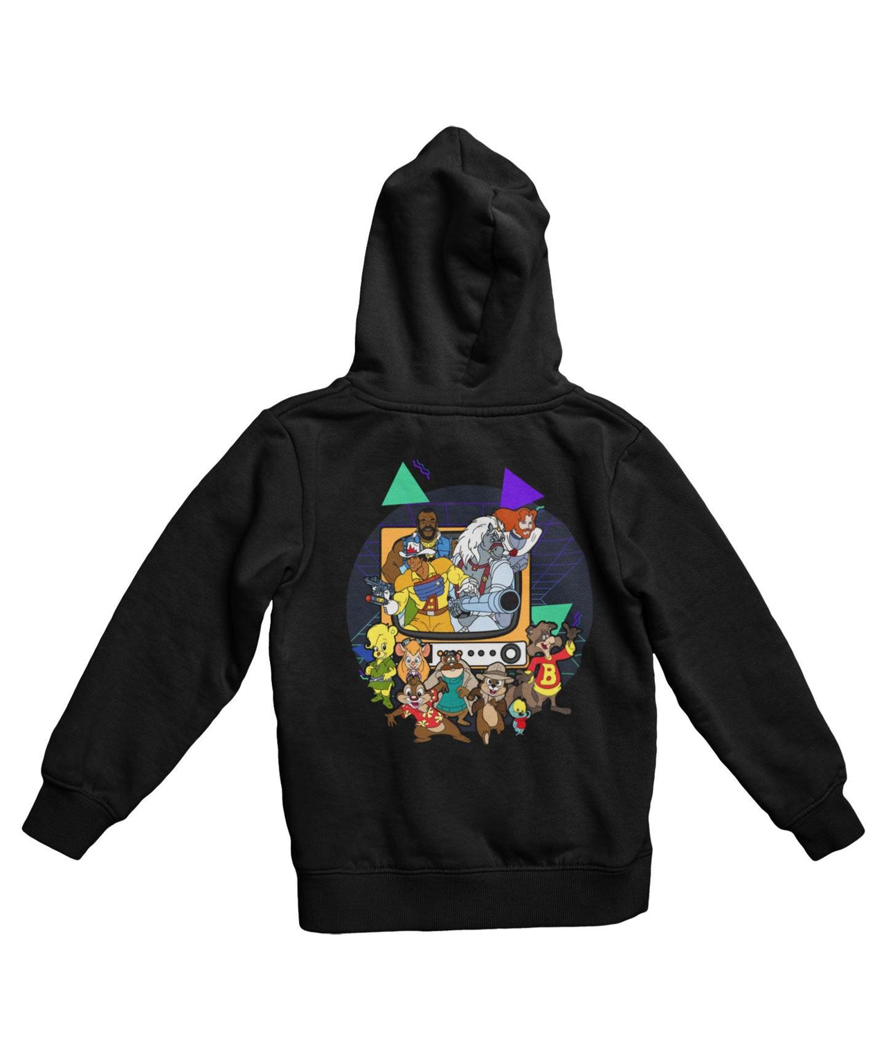 Top Notchy TV Toon Number 2 Back Printed Unisex Hoodie 8Ball