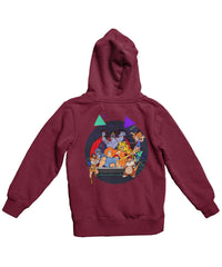 Thumbnail for Top Notchy TV Toon Number 4 Back Printed Graphic Hoodie 8Ball