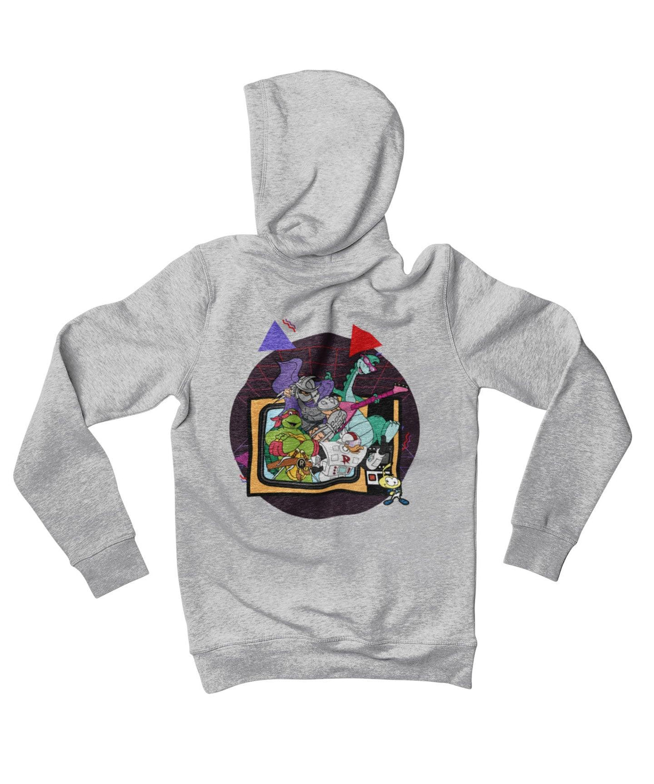 Top Notchy TV Toon Number 5 Back Printed Unisex Hoodie 8Ball