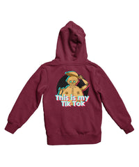 Thumbnail for Top Notchy This Is My Tik Tok Back Printed Unisex Hoodie 8Ball