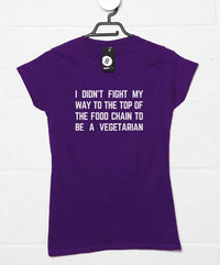 Thumbnail for Top of the Food Chain Fitted Womens T-Shirt 8Ball