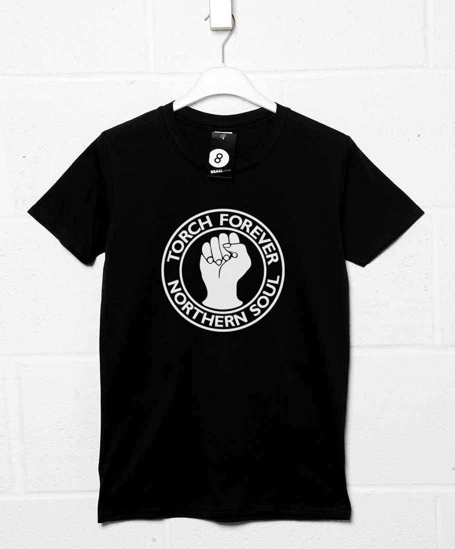 Torch Forever Northern Soul Graphic T-Shirt For Men 8Ball