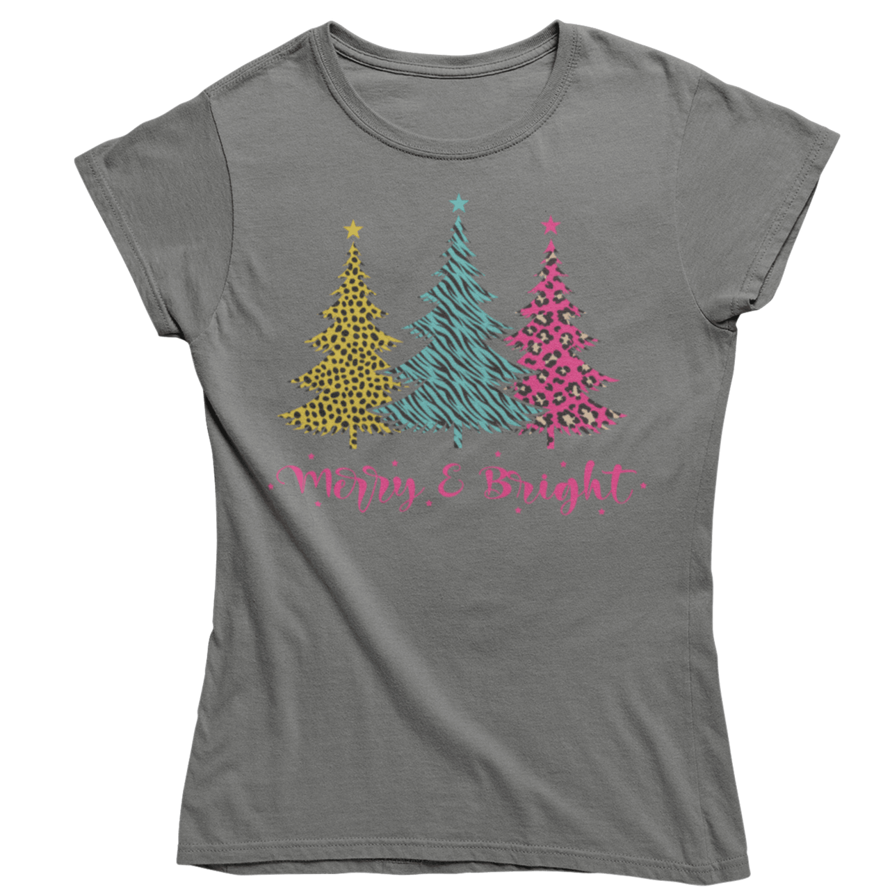 Triple Christmas Tree Womens Style T-Shirt 8Ball