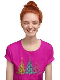 Thumbnail for Triple Christmas Tree Womens Style T-Shirt 8Ball