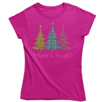 Thumbnail for Triple Christmas Tree Womens Style T-Shirt 8Ball