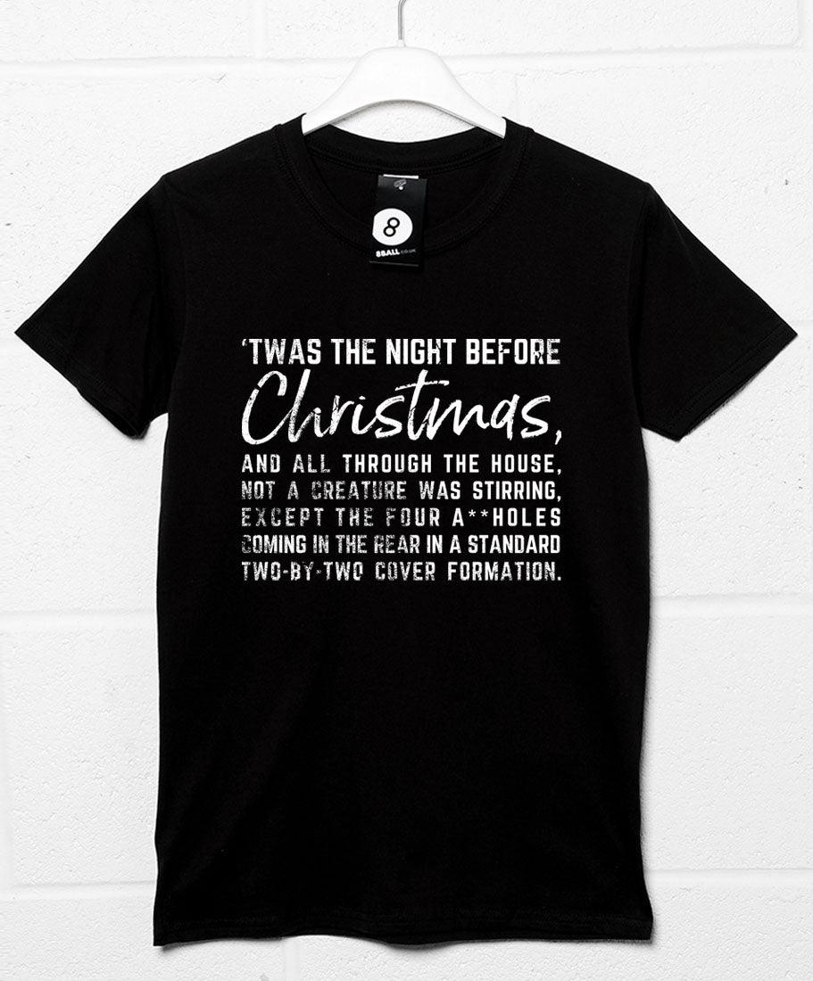 Twas the Night Before Christmas Theo Quote Graphic T-Shirt For Men 8Ball