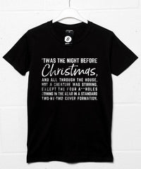 Thumbnail for Twas the Night Before Christmas Theo Quote Graphic T-Shirt For Men 8Ball