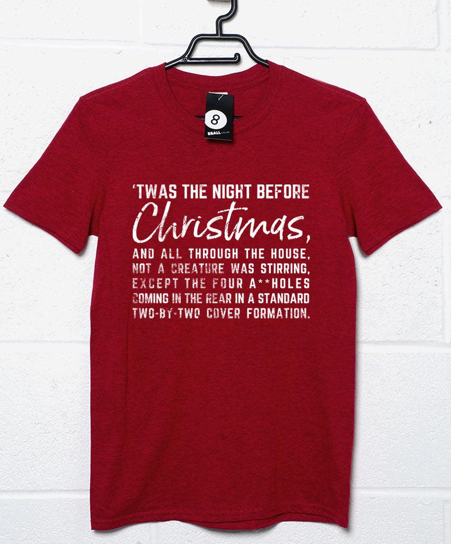 Twas the Night Before Christmas Theo Quote Graphic T-Shirt For Men 8Ball