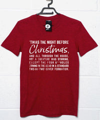 Thumbnail for Twas the Night Before Christmas Theo Quote Graphic T-Shirt For Men 8Ball