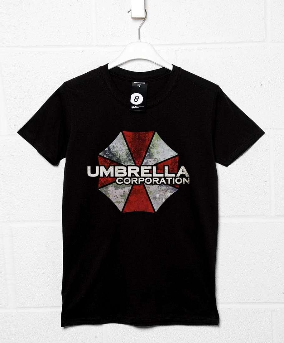 Umbrella Corp Big Print Graphic T-Shirt For Men 8Ball