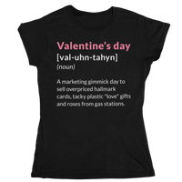 Thumbnail for Valentine's Day Definition Marketing Gimmick Womens T-Shirt 8Ball