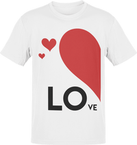 Thumbnail for Valentines Love Adult Right Unisex T-Shirt 8Ball