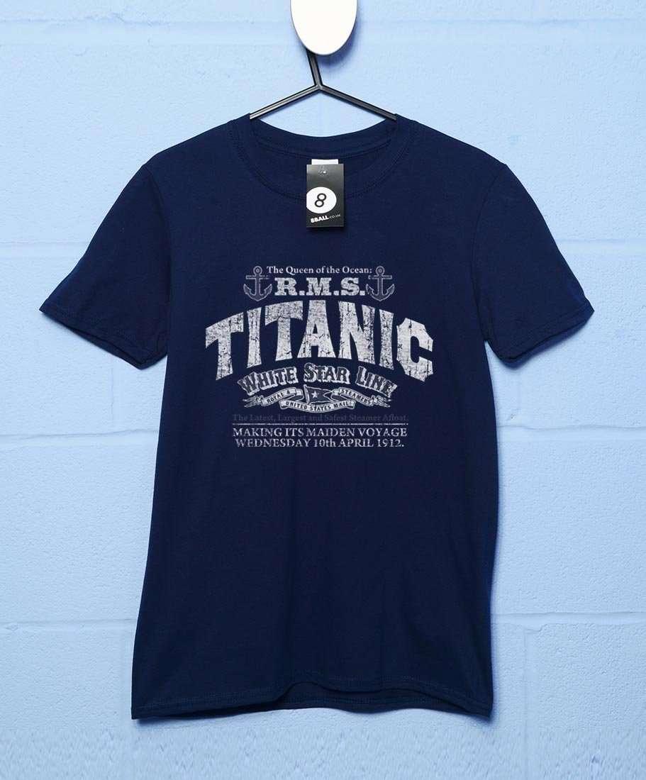 Vintage Advert Unisex T-Shirt, Inspired By Titanic 8Ball
