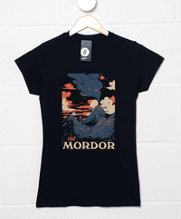 Thumbnail for Visit Mordor Volcano T-Shirt for Women 8Ball