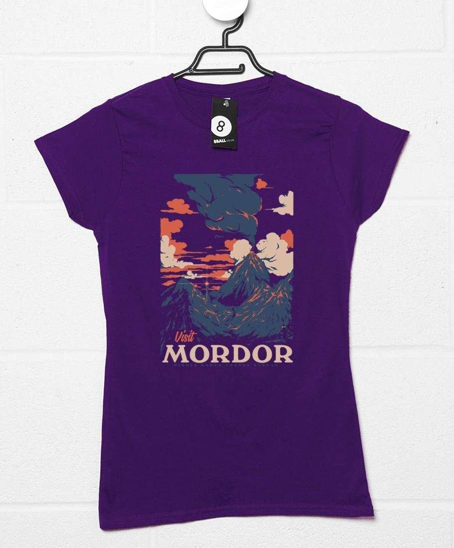 Visit Mordor Volcano T-Shirt for Women 8Ball