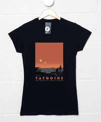 Thumbnail for Visit Tatooine Womens Fitted T-Shirt 8Ball
