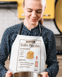 Thumbnail for Vodka Pancakes Recipe Pancake Day Cotton Kitchen Apron 8Ball
