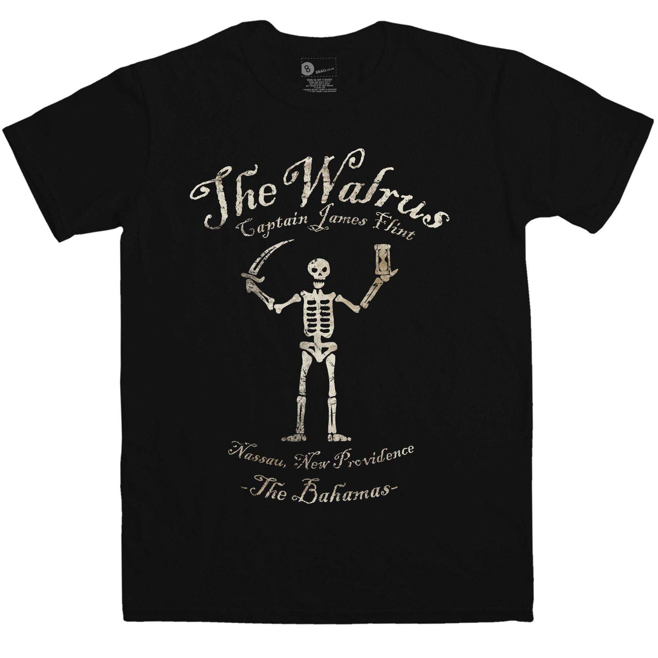 Walrus Ship T-Shirt For Men 8Ball