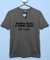 Thumbnail for Wanna Hear a Funny Joke Mens Graphic T-Shirt 8Ball