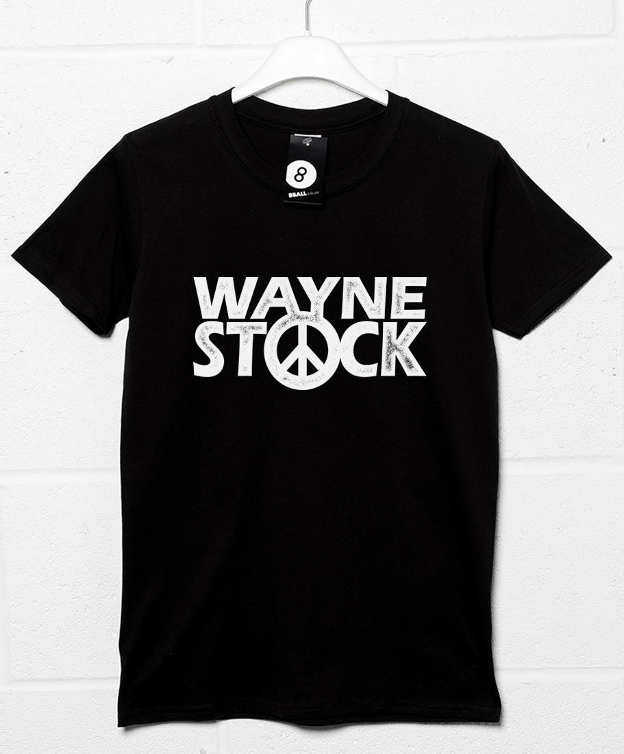 Waynestock Graphic T-Shirt For Men 8Ball