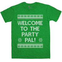 Thumbnail for Welcome To The Party Pal Christmas Graphic T-Shirt For Men 8Ball