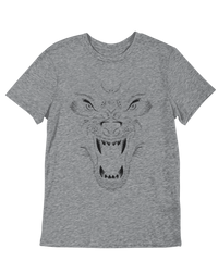 Thumbnail for Wolf Face Tattoo Design Adult Unisex Unisex T-Shirt 8Ball