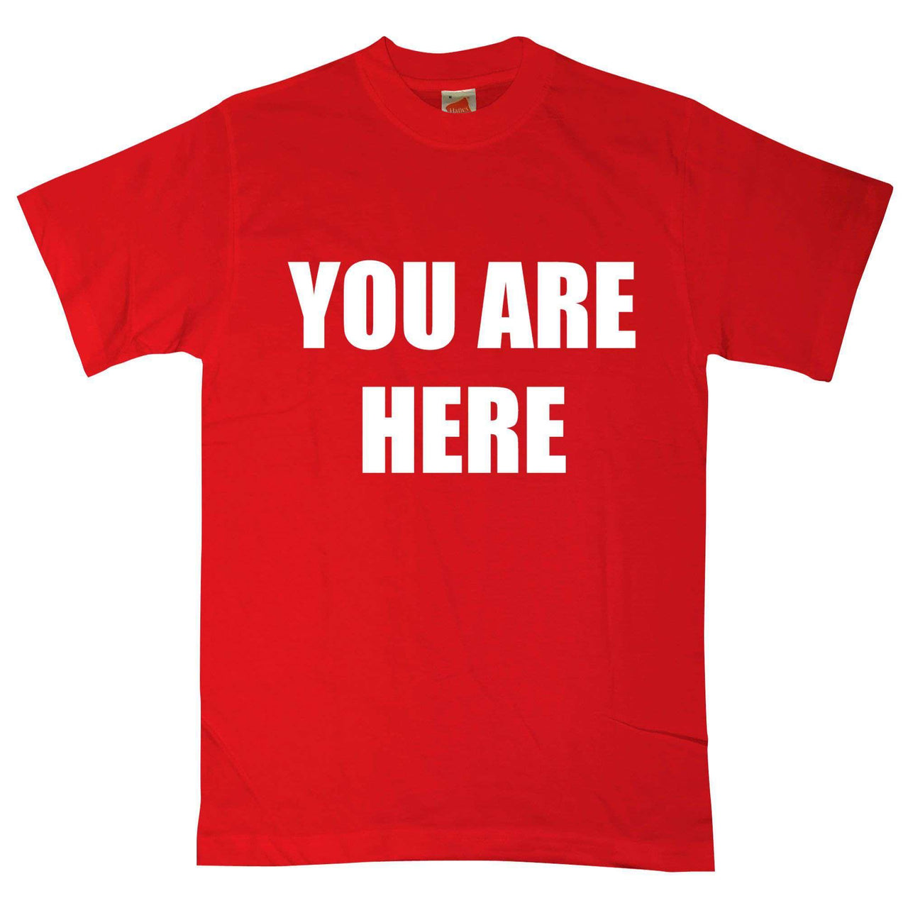 You Are Here Mens Graphic T-Shirt As Worn By John Lennon 8Ball