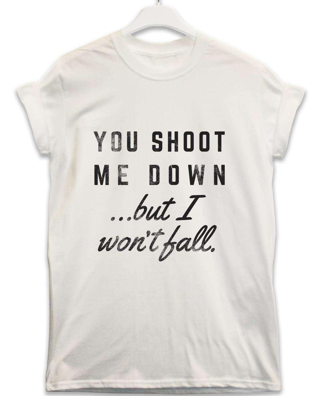 You Shoot Me Down Lyric Quote Mens Graphic T-Shirt 8Ball