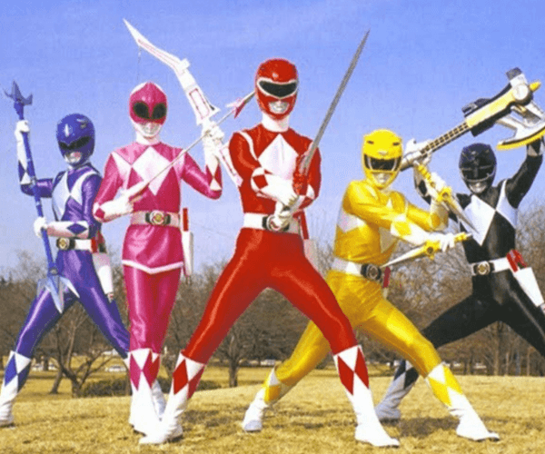 Then and Now: The Mighty Morphin Power Rangers 8Ball