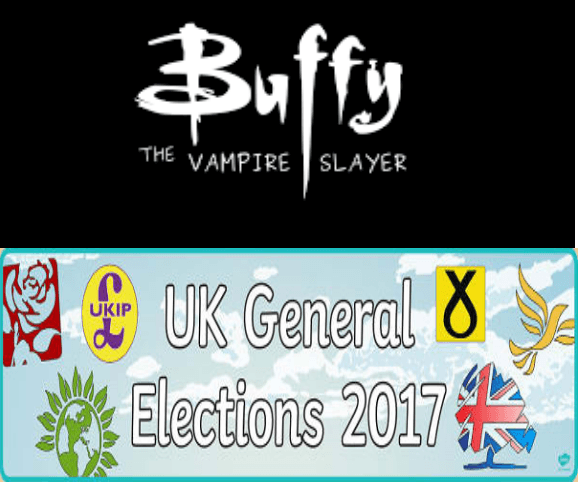 UK Political Parties as Buffy Big Bads 8Ball