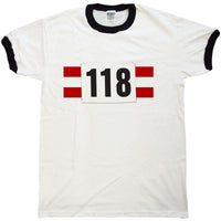 Thumbnail for 118 Fancy Dress Ringer Mens T-Shirt 8Ball