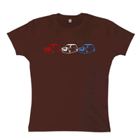 Thumbnail for 3 Minis Womens Fitted T-Shirt 8Ball