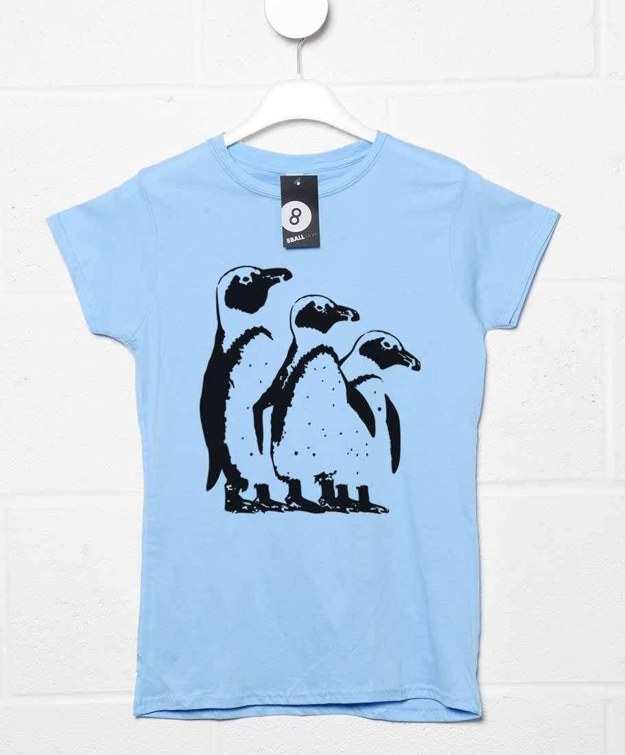3 Penguins Fitted Womens T-Shirt As Worn By John Mcvie 8Ball