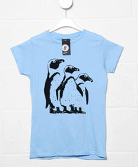 Thumbnail for 3 Penguins Fitted Womens T-Shirt As Worn By John Mcvie 8Ball