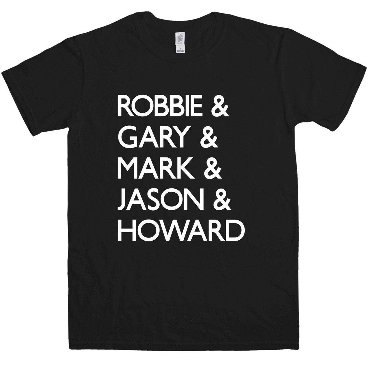 5 Names Unisex T-Shirt For Men And Women, Inspired By Take That 8Ball
