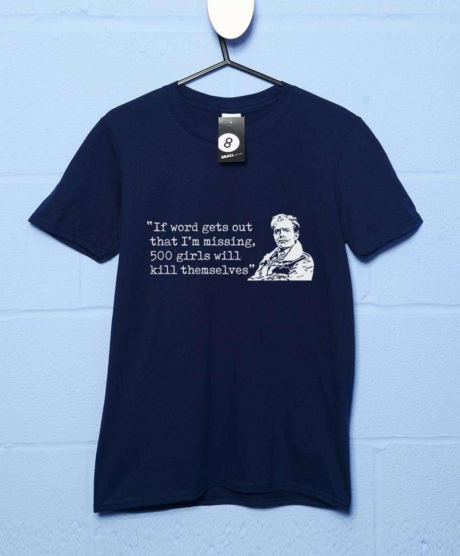 500 Girls Lord Flashheart Quote Unisex T-Shirt For Men And Women 8Ball