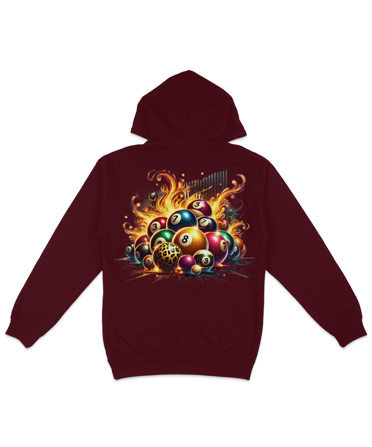8 Ball Collection Back Printed Hoodie