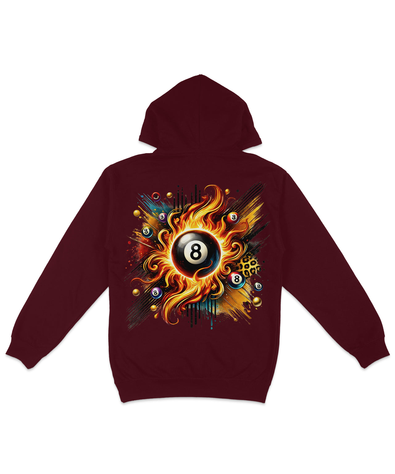 8 Ball Collective Back Printed Hoodie
