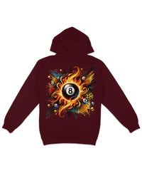 Thumbnail for 8 Ball Collective Back Printed Hoodie