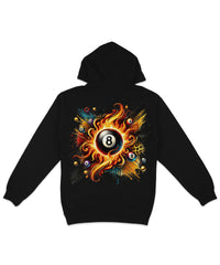 Thumbnail for 8 Ball Collective Back Printed Hoodie