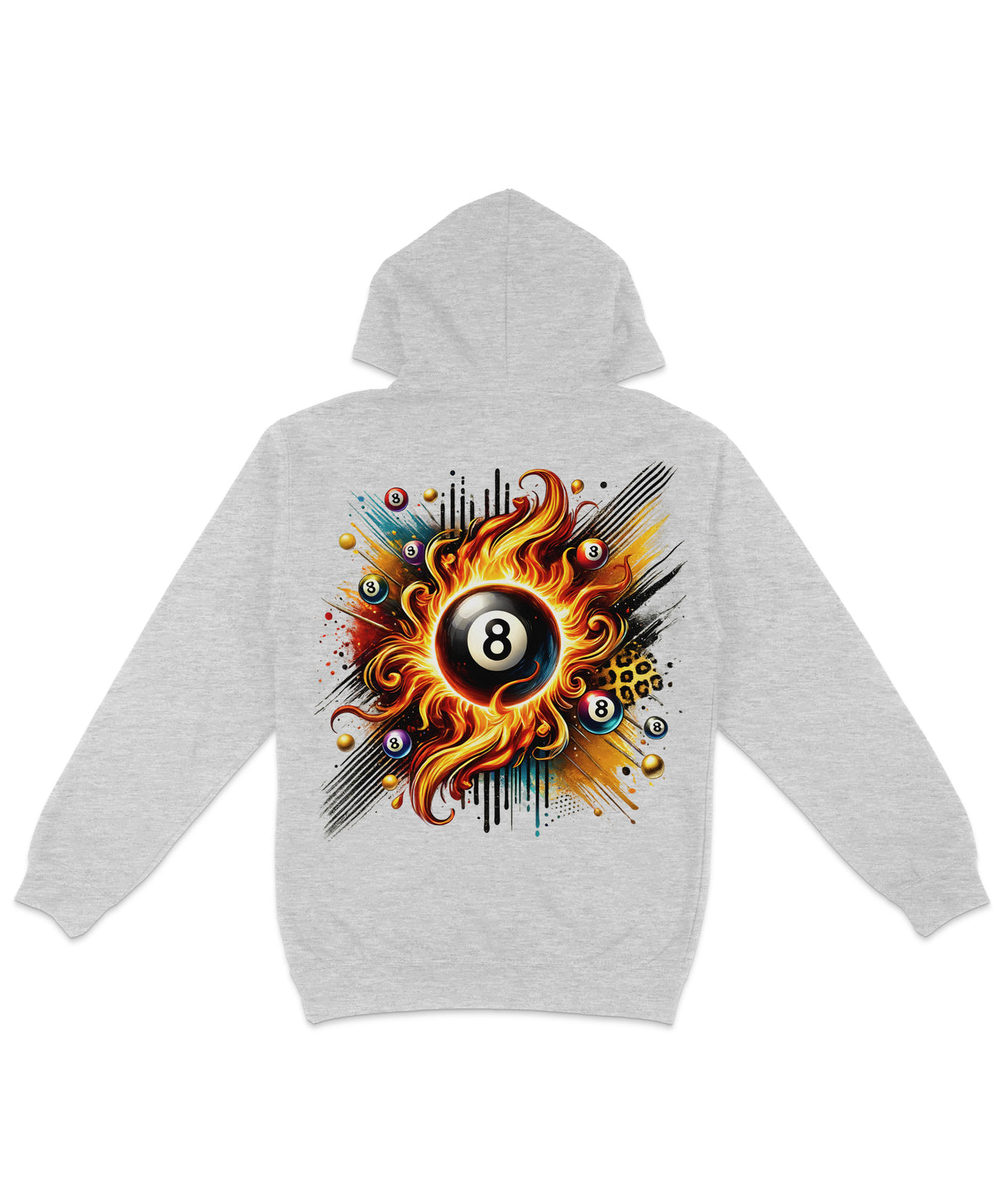 8 Ball Collective Back Printed Hoodie