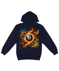 Thumbnail for 8 Ball Collective Back Printed Hoodie