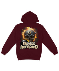 Thumbnail for 8 Ball Inferno Back Printed Hoodie