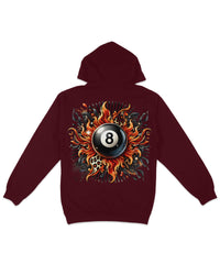 Thumbnail for Shocking 8 Ball Back Printed Hoodie